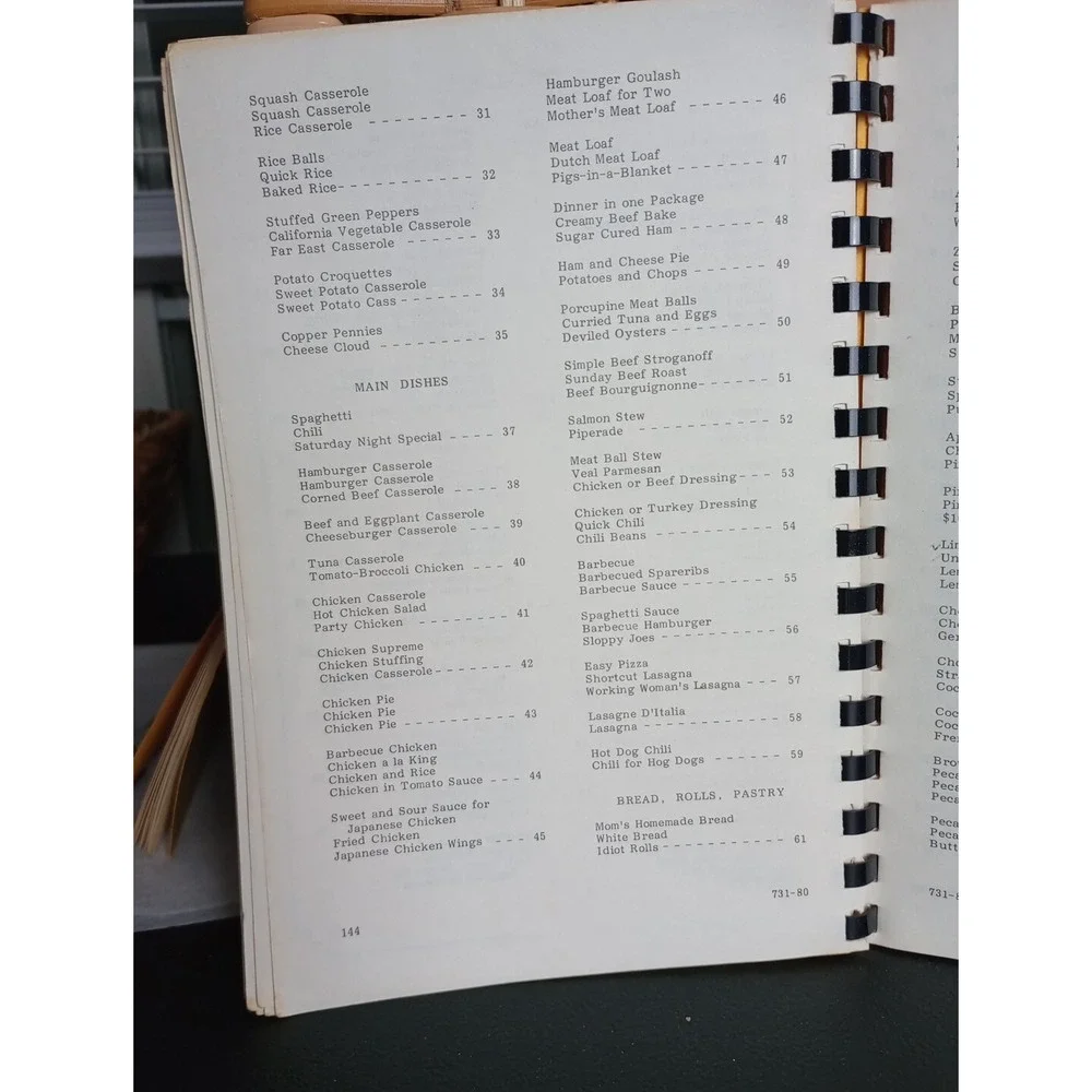 Fraternity Church Of The Brethren Winston-Salem, NC Cookbook Spiral 1980 Dunkers